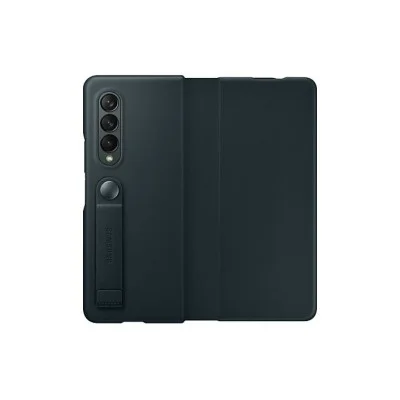 Cover Samsung Z Fold 3 Leather Flip Cover - Green